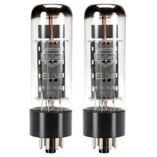 New 2x Mullard EL34  Matched Pair / Duet / Two  Power Tubes  Free Ship