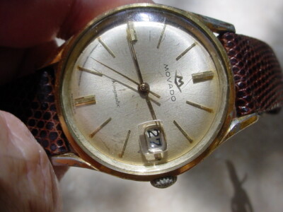 Vintage Movado Sub Sea Kingmatic 28 Jewels, 35 mm 40 Micron Gold