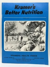 1978 JANUARY KRAMER'S BETTER NUTRITION Health Food Journal Magazine Products