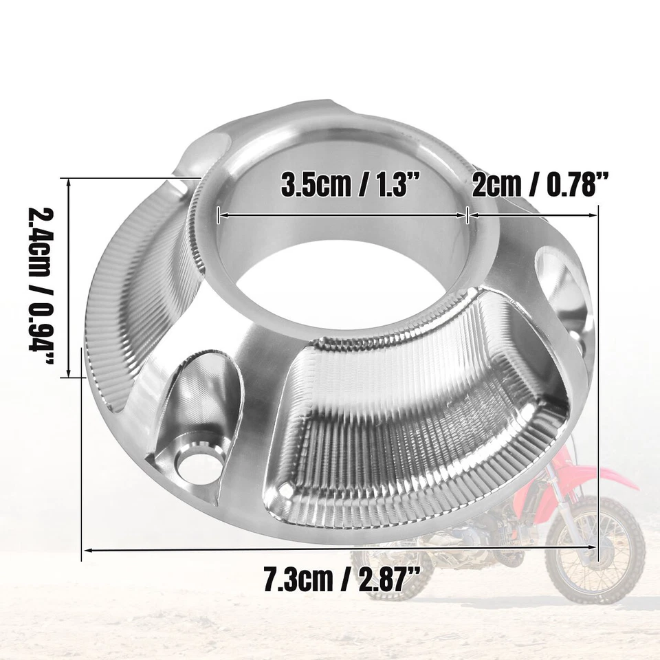 Exhaust Power Tip w/ Spark Arrestor Screen For Honda CRF100F CRF110F CRF 80F 70F - Imagem 4 de 4