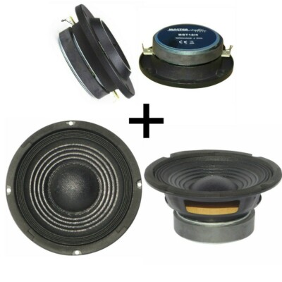 Kit Audio Auto MASTER AUDIO - 2 Woofer 20cm CW800/4 + 2 Tweeter BST11/4 - Neuf