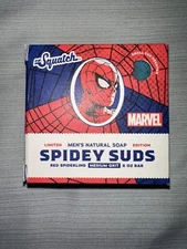 Dr Squatch Limited Edition Marvel Spidey Suds All Natural Bar Soap Spider Man