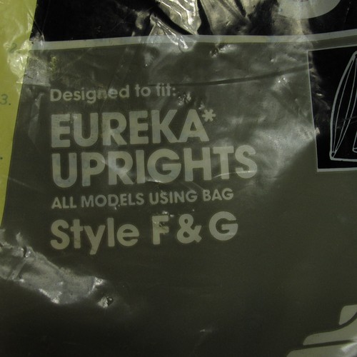 Rubbermaid Vacuum Cleaner Bags compatible Eureka Uprights Style F & G 4 Pack - Imagen 4 de 5