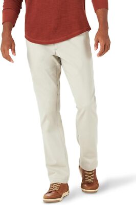 Lee Men's Extreme Motion Relaxed Fit Khaki Pants