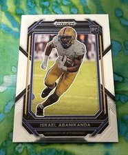 2023 Panini Prizm Draft Picks Israel Abanikanda RC Pittsburgh