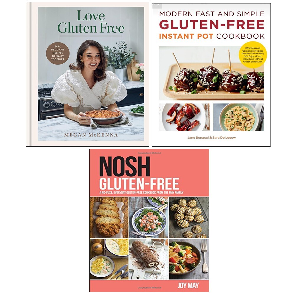 Love Gluten Free (HB), NOSH Gluten-Free, Modern Fast Simple Gluten-Free 3 Books