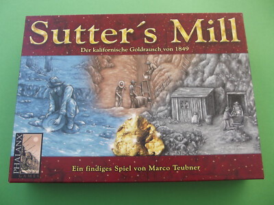 Sutter´s Mill - Der kalifornische Goldrausch von 1849, Brettspiel von Phalanx