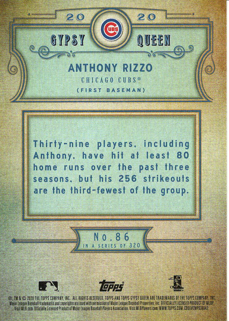 2020 Topps Gypsy Queen Baseball Base Set (YOU PICK) - Picture 54 of 142