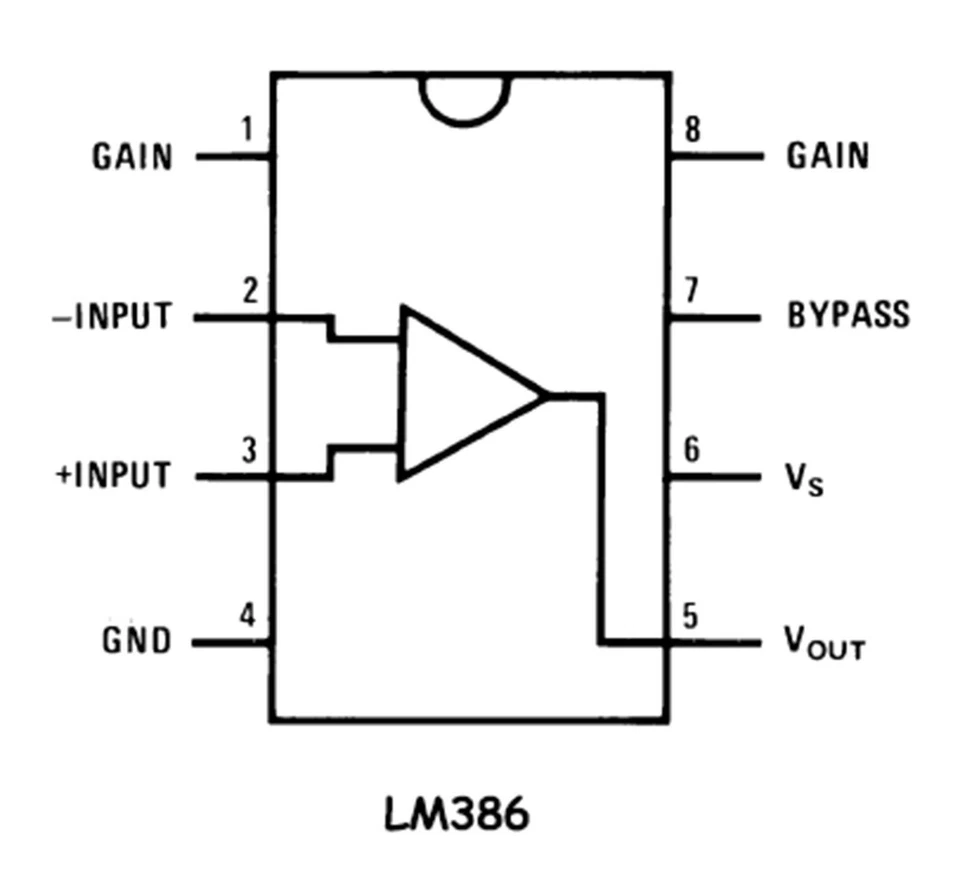 5 x LM386 DIP8 Low Voltage Audio Power Amplifier IC Through Hole LM386N - Image 4 of 4
