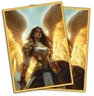 Angel Warrior Card Game Sleeves - 100 Pack for MTG Commander & Standard Cards