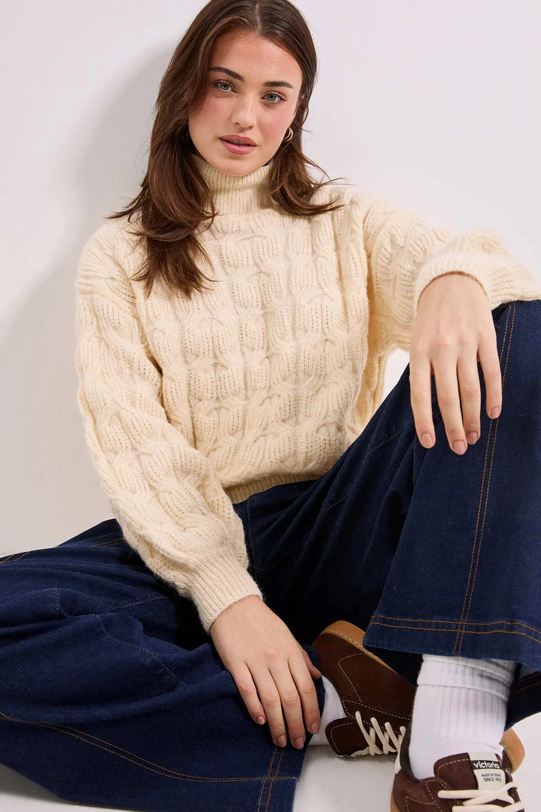 Dorothy Perkins Buttermilk Jumper Womens Daywear Jumpers & Cardigans