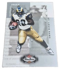 2002 Fleer Box Score #21 Marshall Faulk St Louis Rams Football Card (Y
