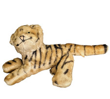 Vintage Steiff Tiger Plush Germany 1950s Jointed 12" Stuffed Animal Cat 1950s