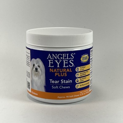 Angels' Eyes Natural Tear Stain Remover 90 Soft Chews Dog Natural Plus 9/2026