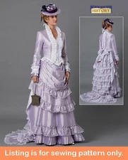 SEWING PATTERN Womens Costume - Jacket Skirt Dress Victorian Edwardian 1900 6692