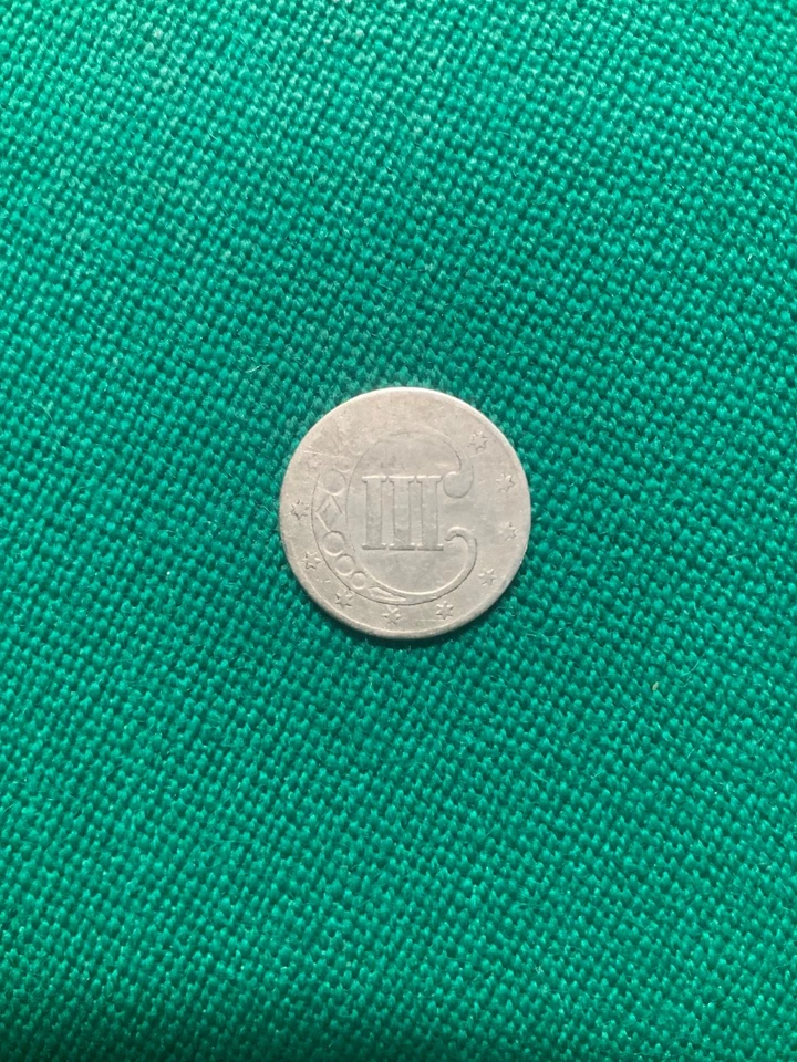 1852 3 cent silver - Image 2 of 2