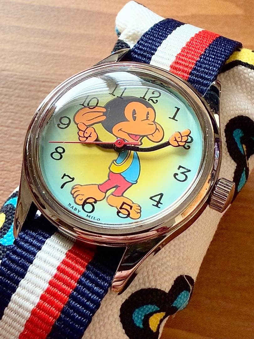 RARE A BATHING APE BABY MILO Watch BAPE Japan Limited Milo
