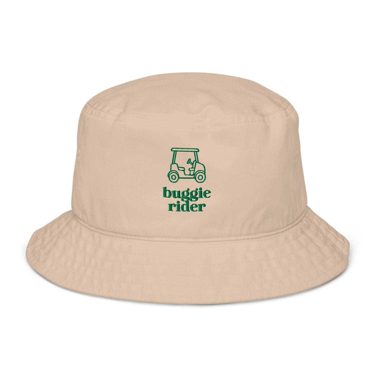 Buggie Rider Golf Hat | Travis Mathew Hat | Khaki Brown Organic Bucket Hat