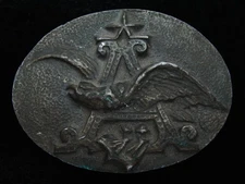 QI11127 VINTAGE 1970s **ANHEUSER-BUSCH BEER BREWING COMPANY** BELT BUCKLE