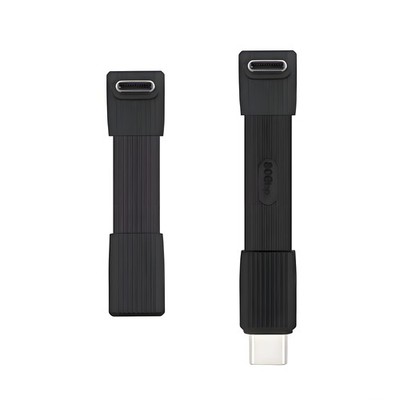 2pcs/set USB5.0 80Gbps Flat Slim FPC Male to Male Female Extension Cable Angled