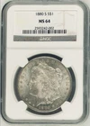 1880 S Morgan Silver Dollar NGC MS-64