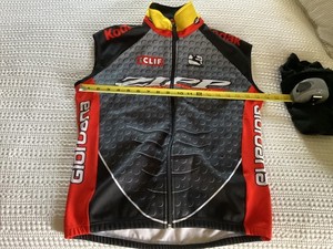 Giordana Thermal Vest Factory Zipp Factory Team wear Men med super warm worn 2x
