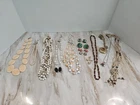 Large Mixed Vintage COSTUME JEWELRY Lot Crafts Necklaces Earrings Art Projects