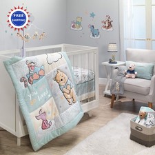 Lambs Ivy Disney Baby Winnie The Pooh Hugs 3 Piece Nursery Crib Bedding Set