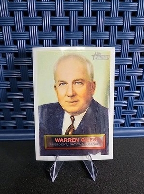 2005 Topps Heritage - Chrome Warren Giles #THC2 /1956