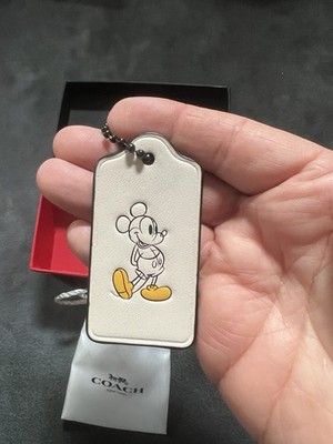 Disney x Coach Mickey Mouse Chalk Hangtag Box Dust Bag Gift Set Limited Edition