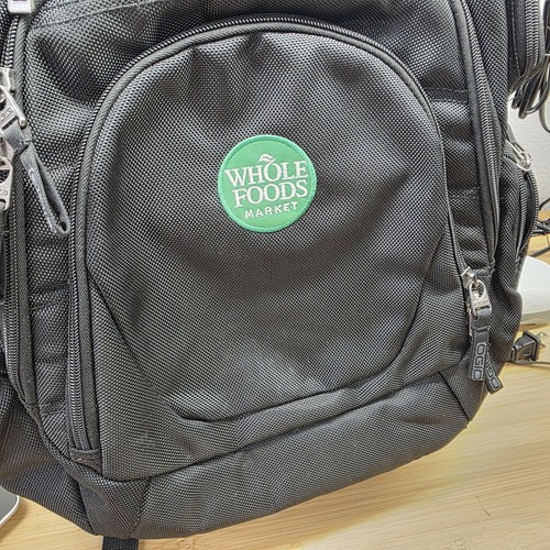 Ogio Laptop Backpack Black Custom Whole Foods Market Embroidered Adjustable - Picture 4 of 16