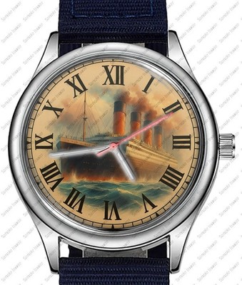 Legend Of Titanic Art Armbanduhr mit Lederarmband