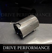 BLACK CARBON FIBRE M PERFORMANCE EXHAUST TIP BMW 2 SERIES F22 F23 218 220