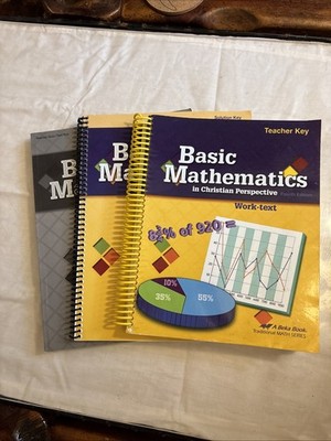 A Beka Basic Mathematics Fourth Edition Teachers Key, Solution Key, Quiz/test Ke