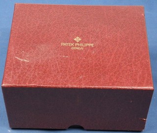 BW 82. PATEK PHILPPE GENEVE WATCH BOX INNER BOX PATEK BEAUTIFUL WOOD INCLUDES P