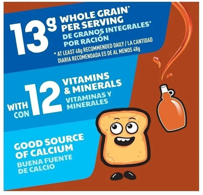 French Toast Crunch Sweetened Breakfast Cereal, 17.4 OZ Family Size Cereal Box,