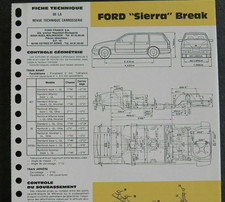 Revue technique Ford SIERRA