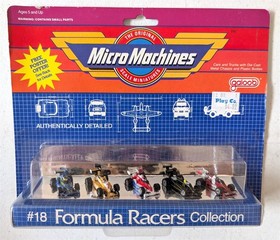 Micro Machines Lot of (4) Five Packs Racers Classics Vintage & Modern New MOC