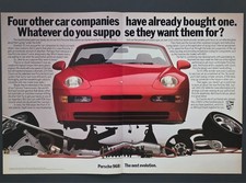 1992 2-pg Print Ad Porsche 968 Four Other Car Companies Have Already Bought One 1992 2-pg Print Ad Porsche 968 Four Other Car Companies Have Already Bought One