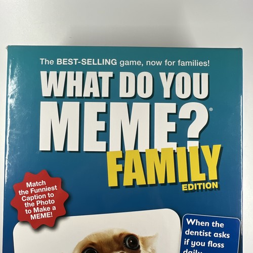 WHAT DO YOU MEME? Family Edition: Brand New Factory Sealed - For ages 8 and up! - Picture 13 of 20