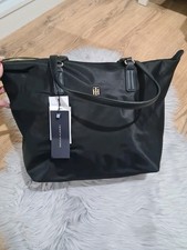 Tommy Hilfiger Nylon Black Tote Bag Brand New With Tags