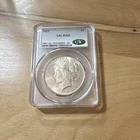 1923 Peace Dollar CAC Certified AU58 Silver $1 Coin Philadelphia