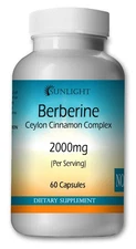 Berberine HCl 2000mg Caps – Ceylon Cinnamon – Free Ship