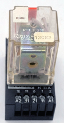 Tele Relais R15W 3PDT (RT1.3.230) 230V 50/60Hz mit Sockel (3 Wechsler)