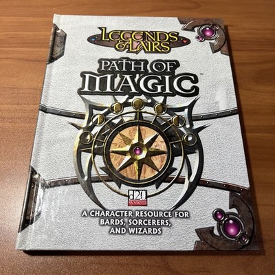 Legends & Lairs: Path of Magic Hardcover Book D&D d20 System WOTC