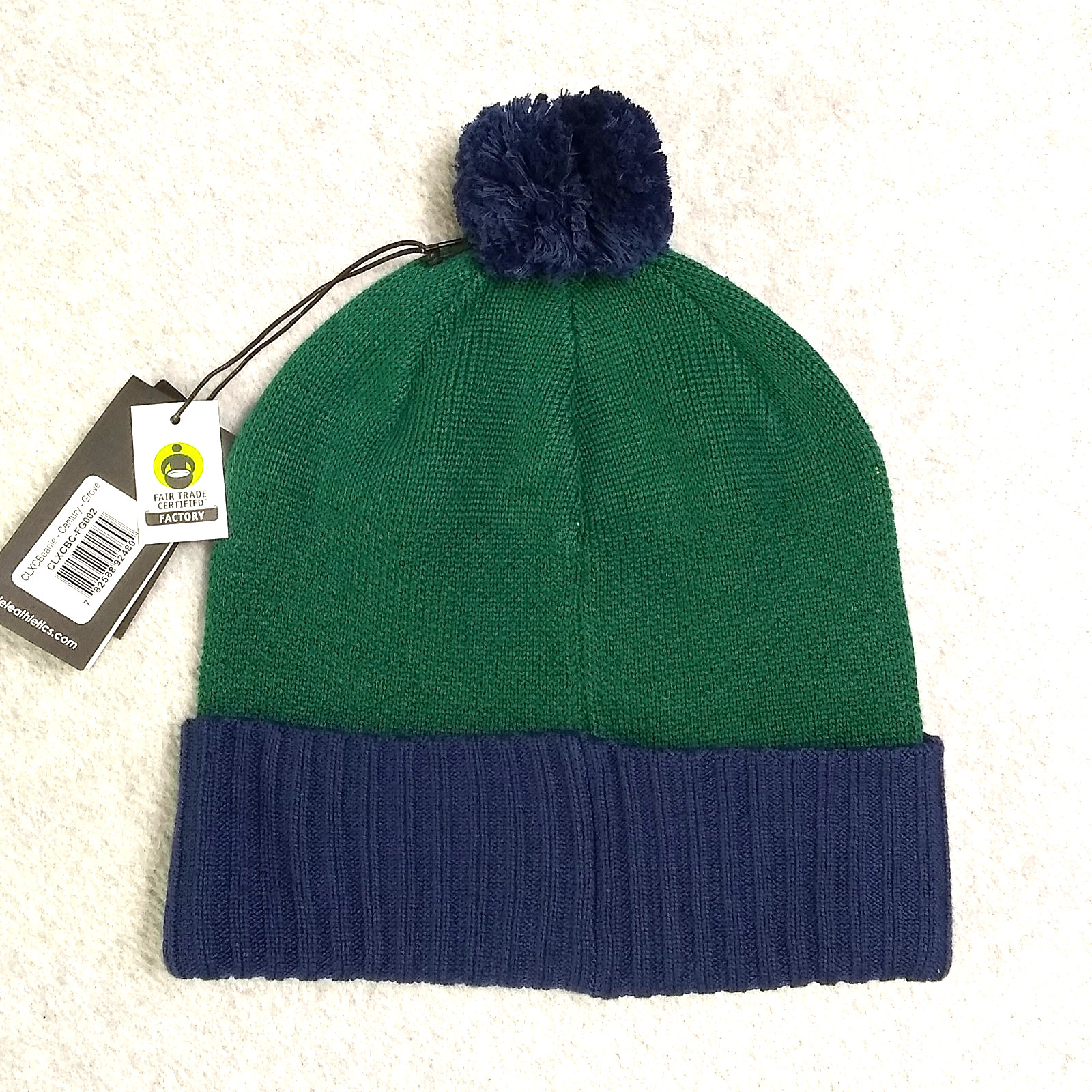 Ciele Athletics CLXC Pom Beanie Century Grove One Size Unisex Blue Green  NEW