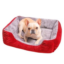 Pet Dog Cat Bed Calming Sleeping Kennel Puppy Super Soft Mat Pad Warm Nest