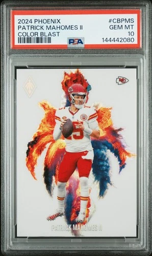 2024 PANINI PHOENIX COLOR BLAST #CBPMS PATRICK MAHOMES II PSA 10