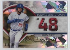 2023 Bowman Scouts Top 100 Atomic Refractor 19/150 Andy Pages #BTP-48 0ui8