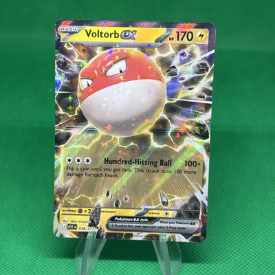 #ad #ad Pokemon Ascended Heroes Voltorb EX Double Rare #058 217 Holo $4.89